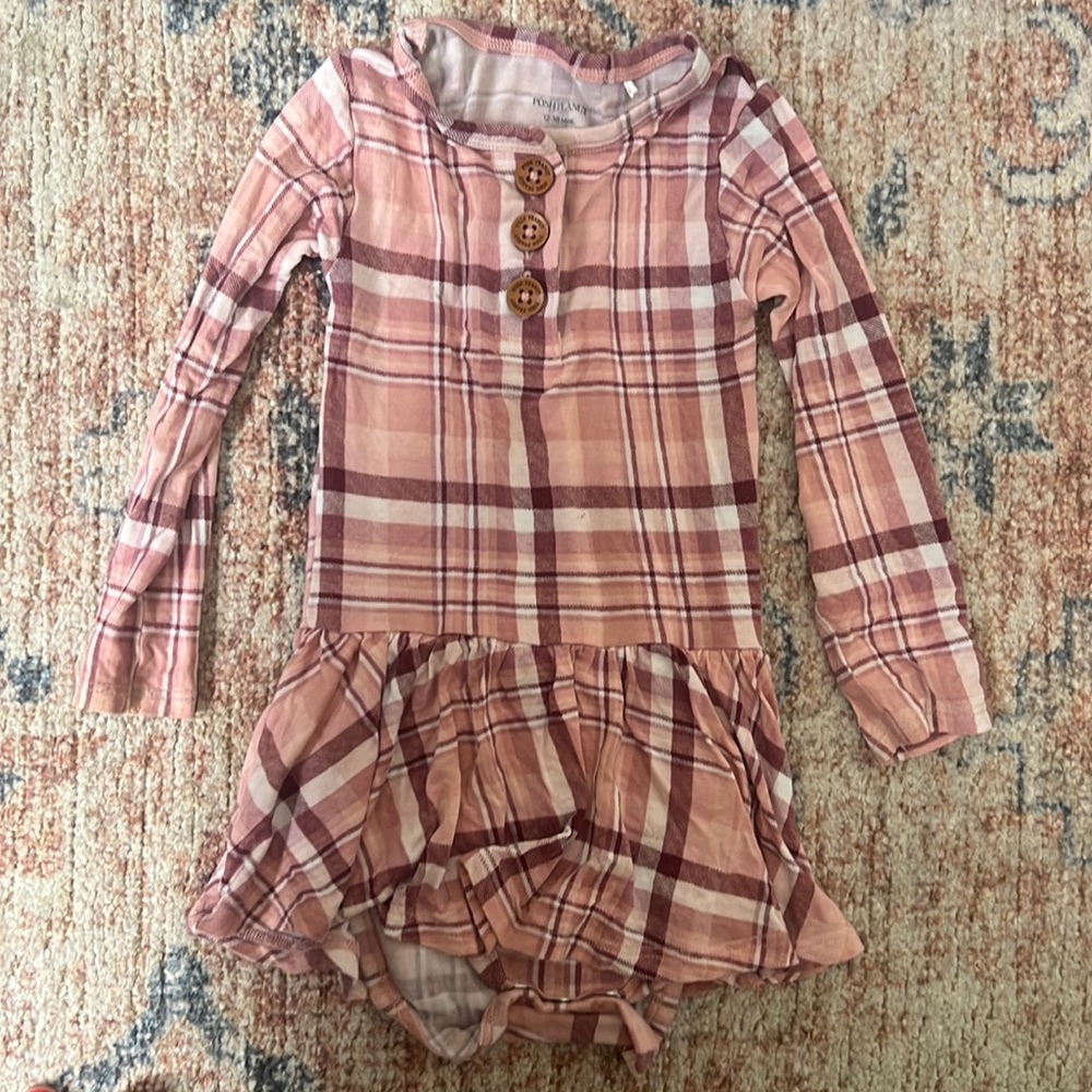 Posh peanut super soft long sleeve one piece